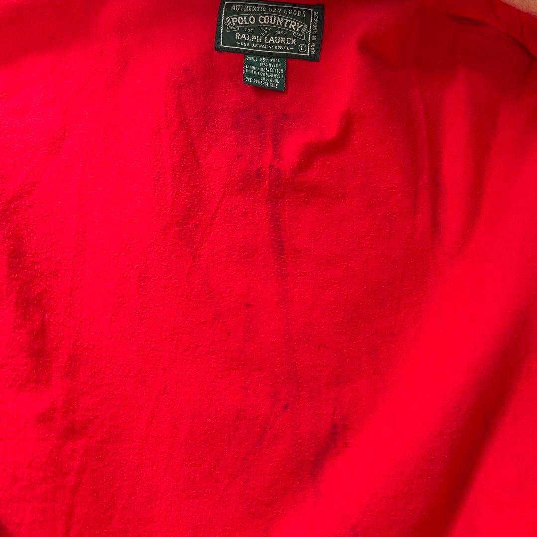 POLO COUNTRY RALPH LAUREN ブロックチェックブルゾン L