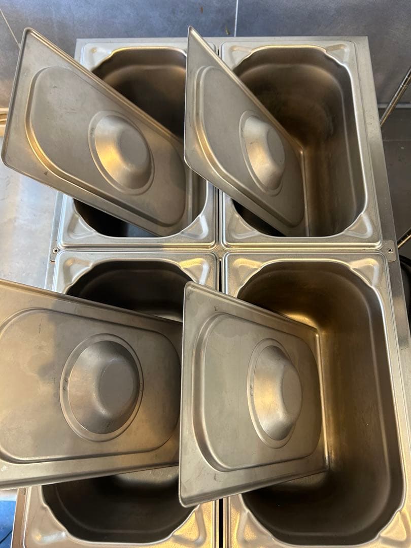 美品！業務用フードウォーマー4口