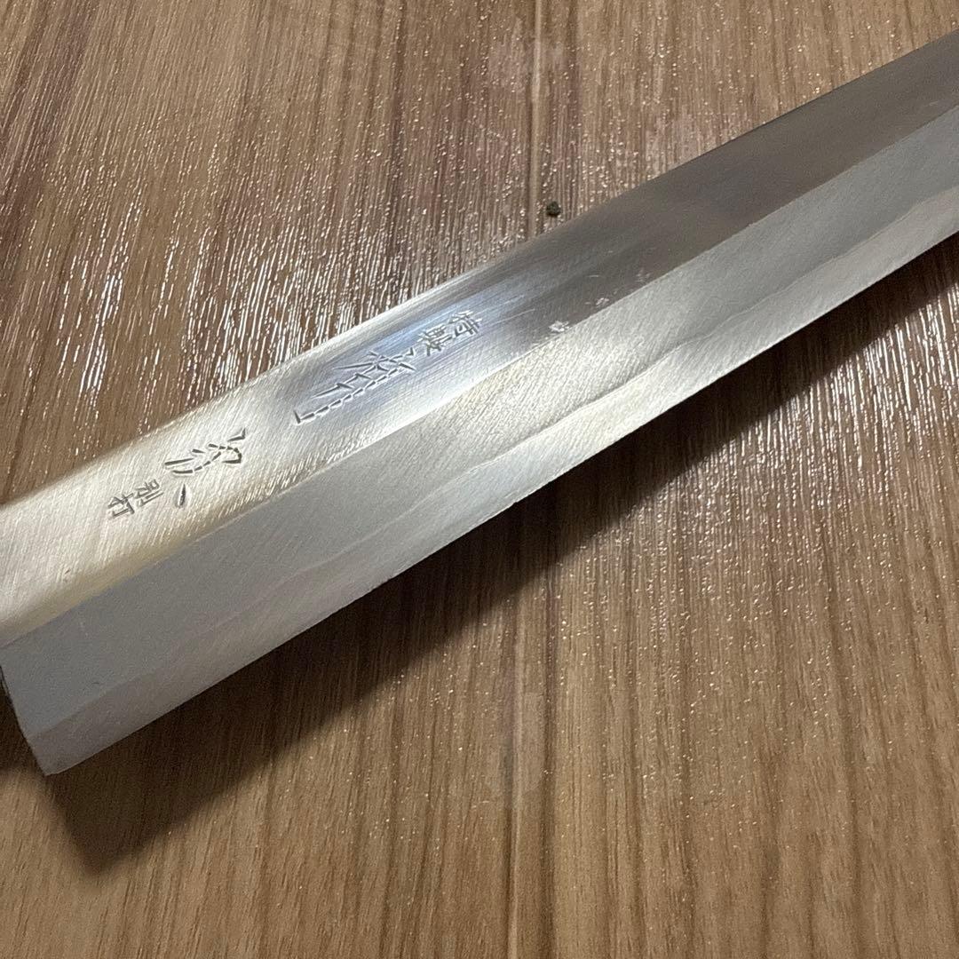 有次　青鋼　柳刃包丁　尺一