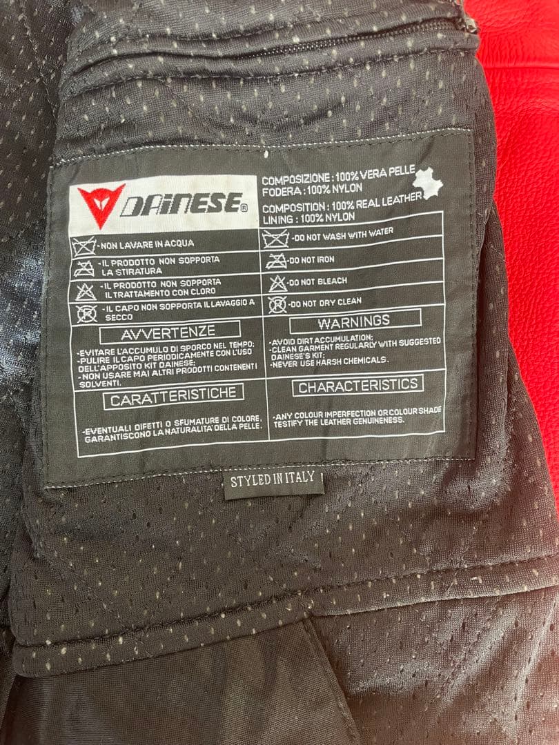 DUCATI レザージャケット レッド　本革