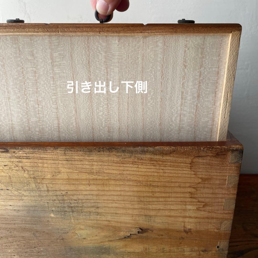 木製　引き出し　薬棚　薬箪笥　アンティーク風　レトロ