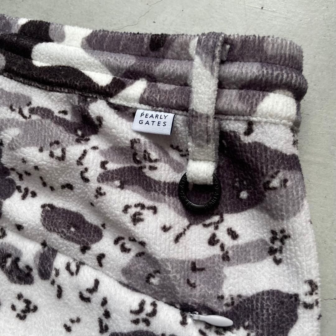 パーリーゲイツ ダブルラッセル マルチカモプリントパンツ 裾リブ ジョガーパンツ