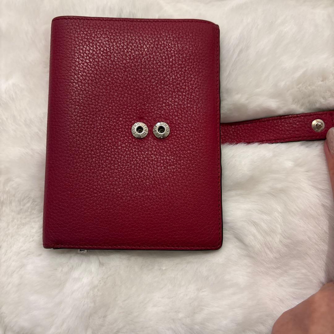 LOEWE 二つ折り財布 ピンクand ブラック