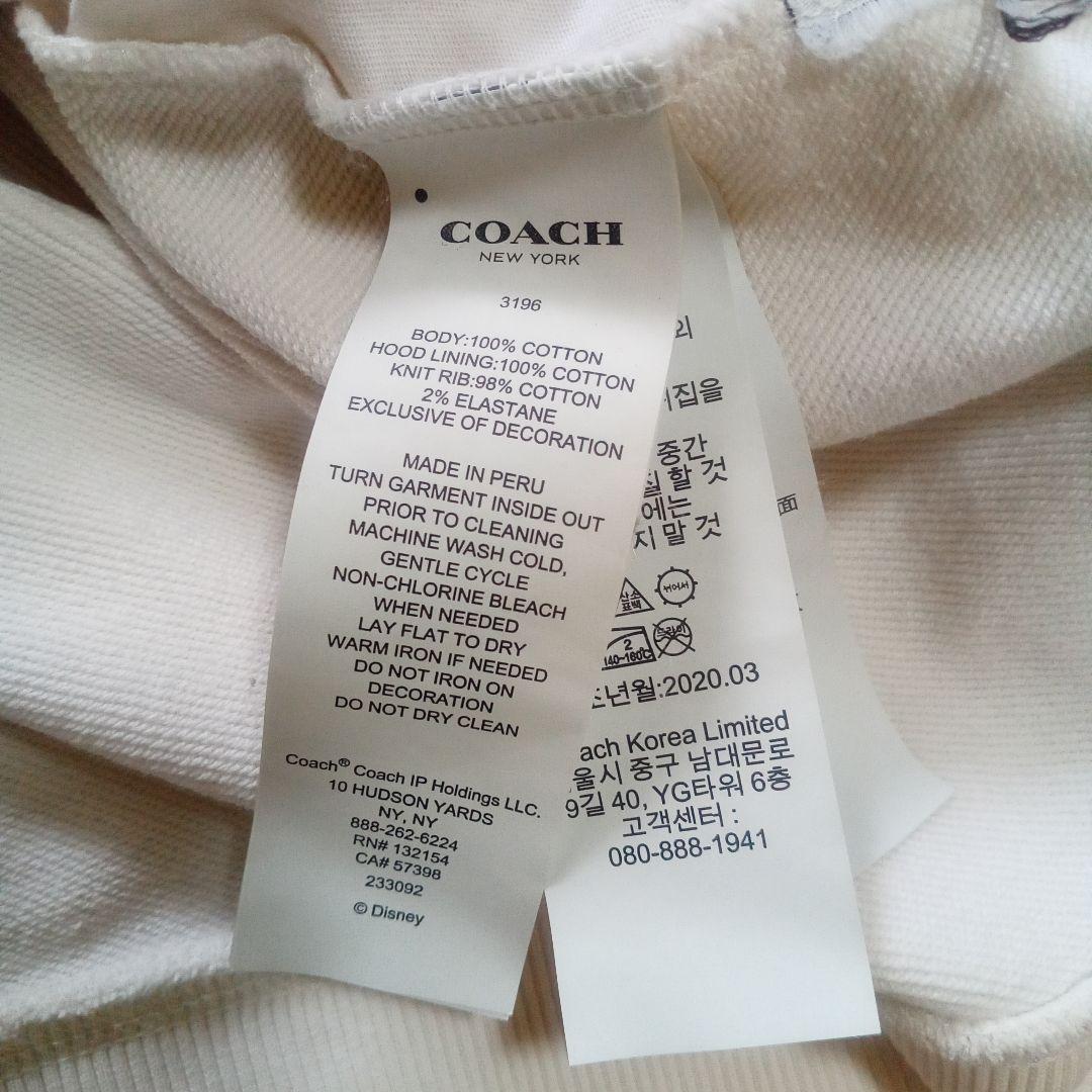 COACH ×ミッキー　コラボパーカー