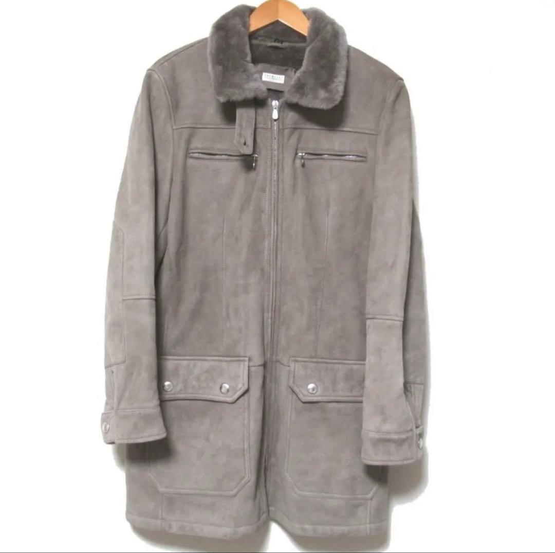 【美品】ブルネロクチネリ　ムートン　ロングコート
