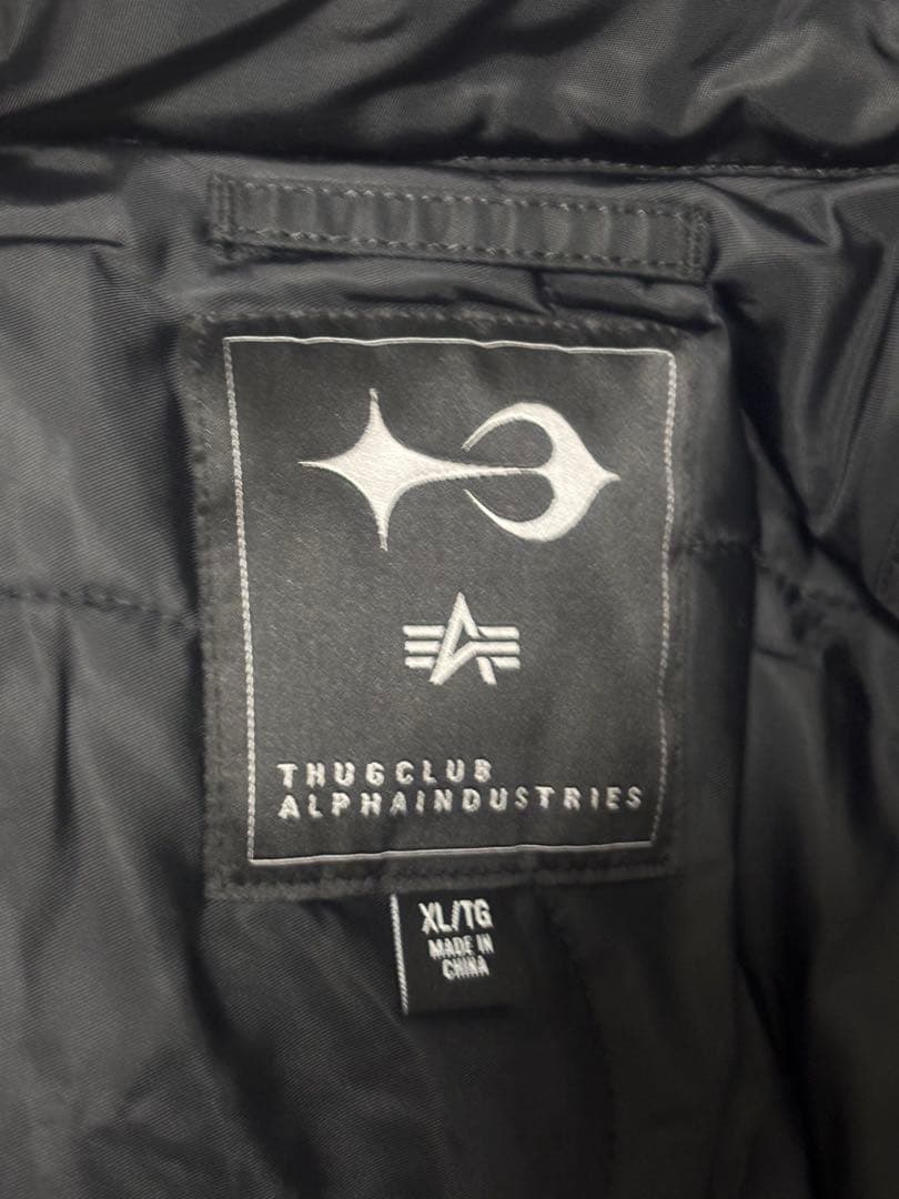 THUGCLUB ALPHA INDUSTRIES MA-1ジャケット XL