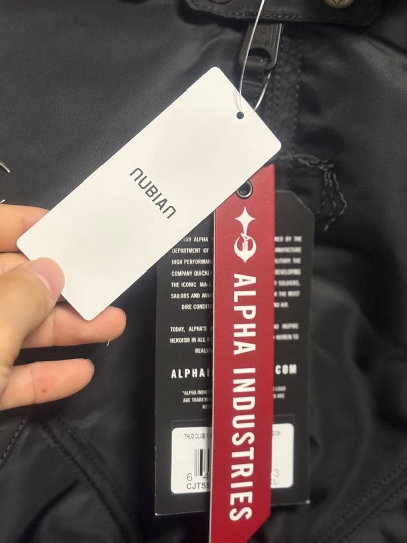 THUGCLUB ALPHA INDUSTRIES MA-1ジャケット XL