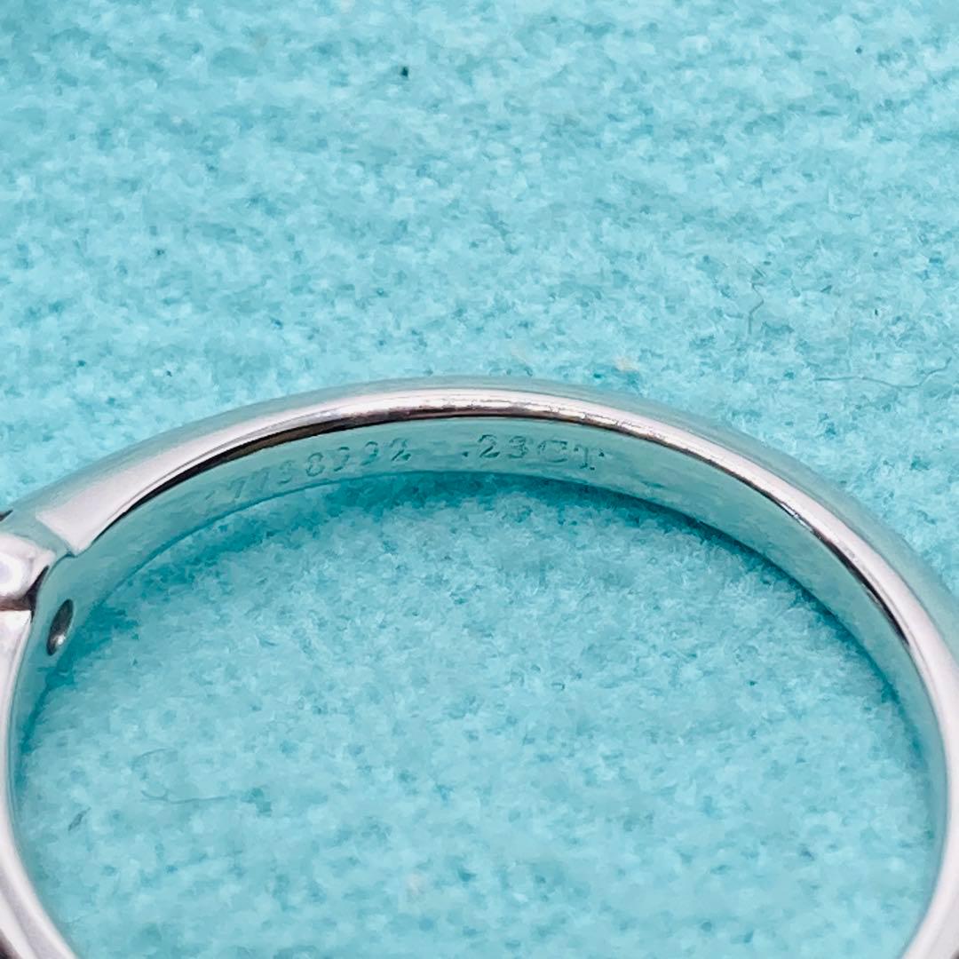 極美品✨ ティファニー リング ソリティア ダイヤモンド PT950 #8