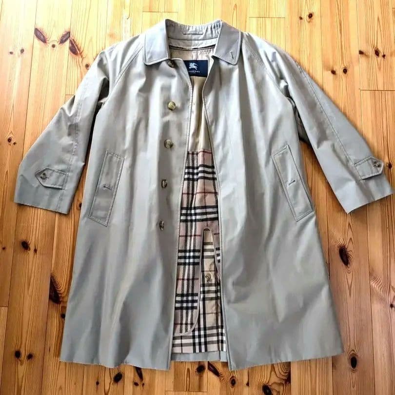 【美品】Burberry バーバリーロンドン　ステンカラー コート　ライナー付き