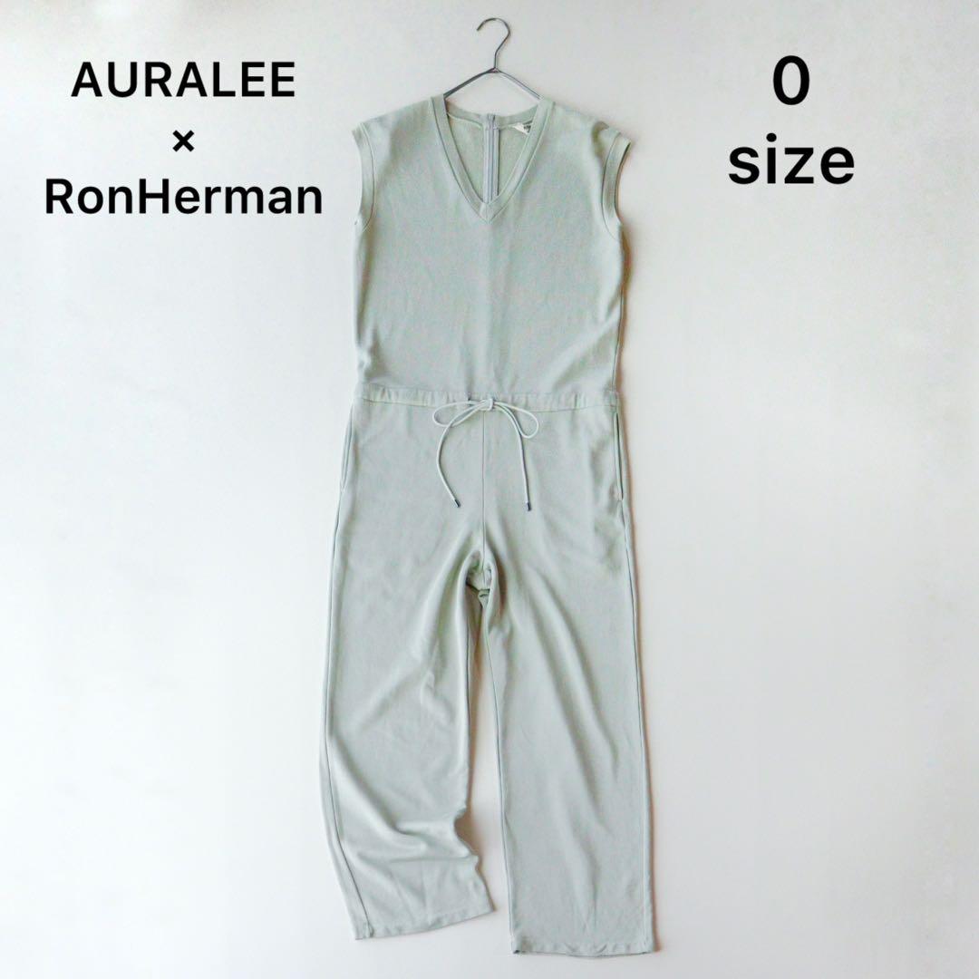 5308【極美品】オーラリー×ロンハーマン オールインワン フレンチスリーブ S