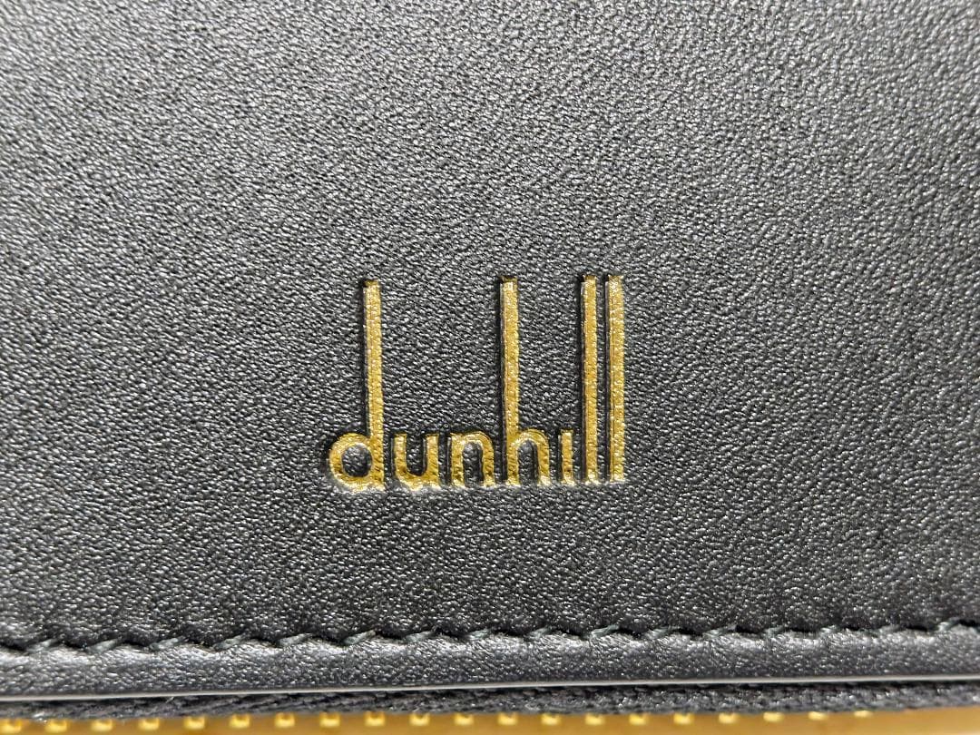 未使用品 ダンヒル DUKE ジップ コートウォレット 長財布 ブラック