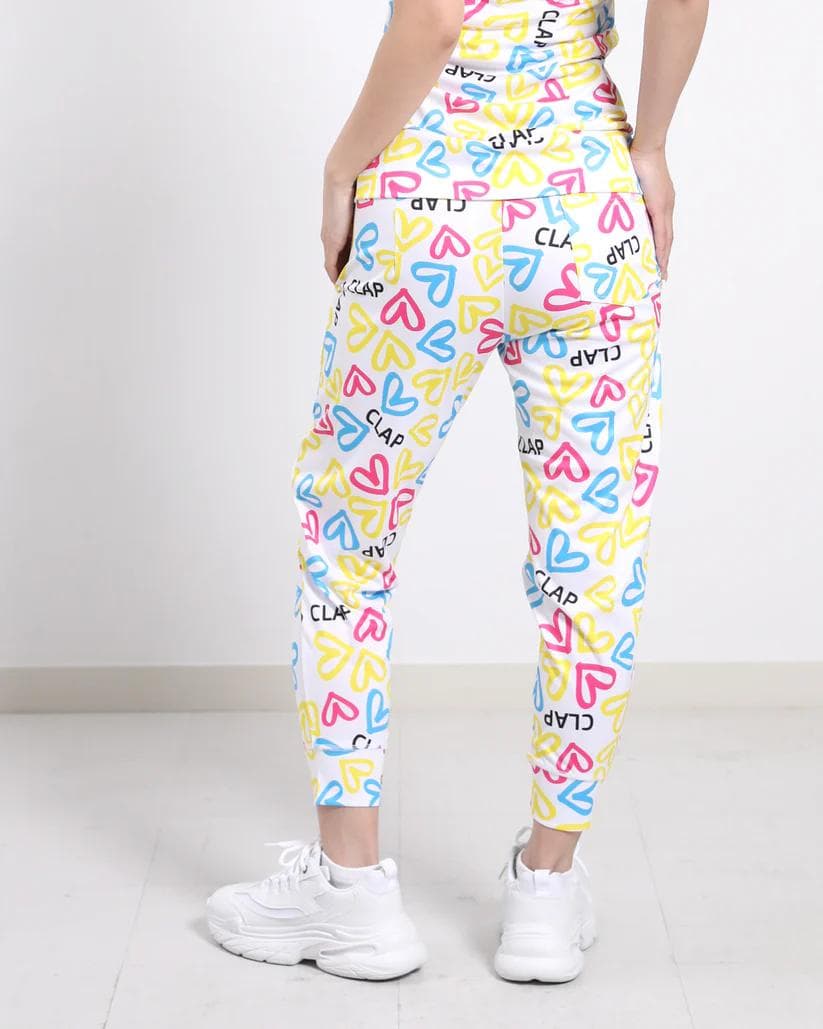 clap クラップ　百貨店限定　LIMITED ハートハートクロップドパンツ