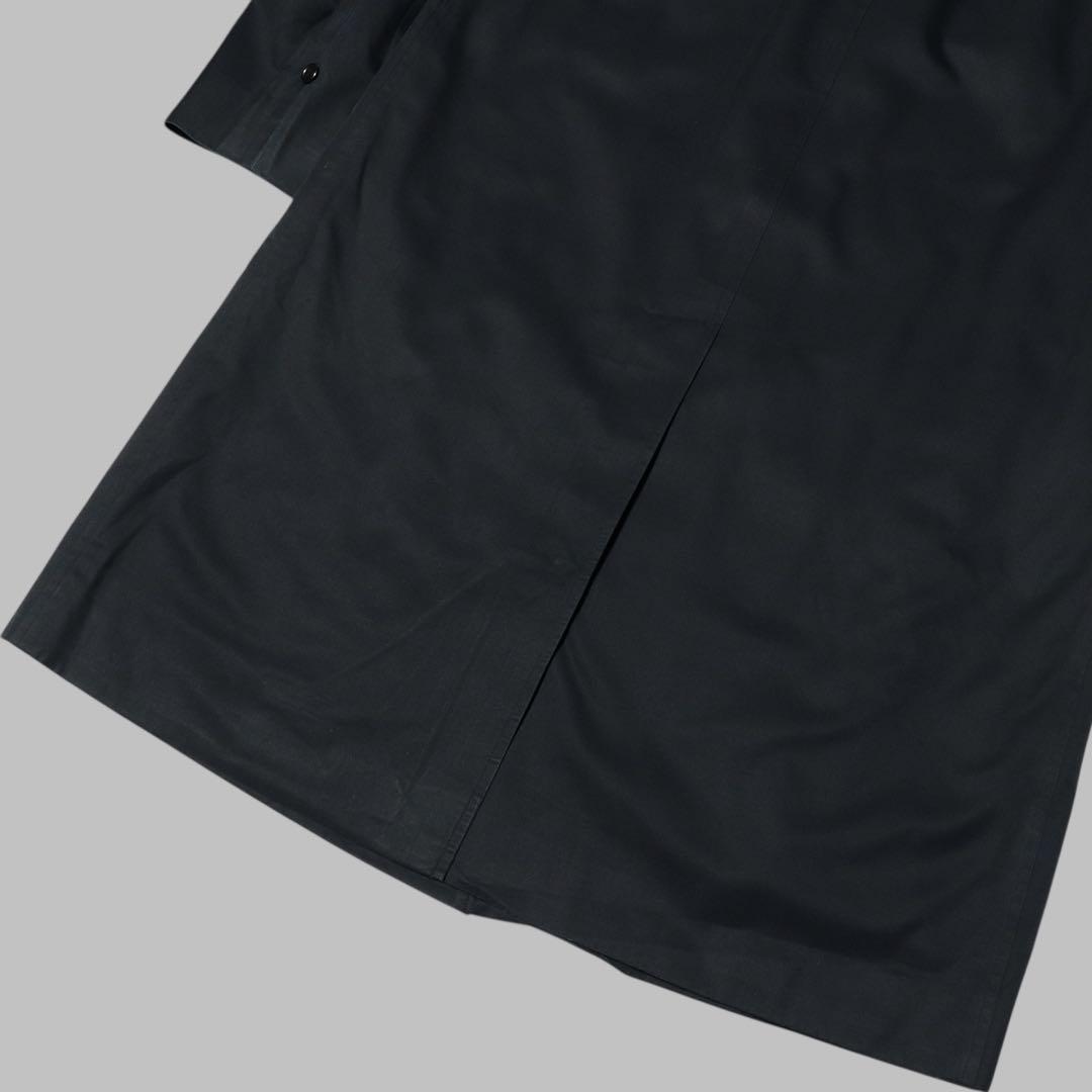 BURBERRY★ステンカラーコート★ノバチェック ライナー★ネイビー★80s