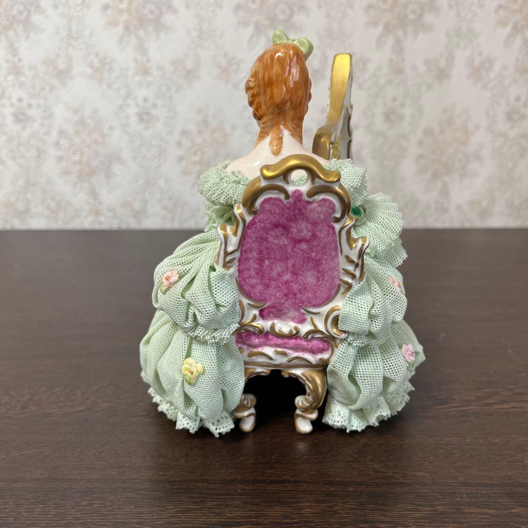 アイリッシュドレスデン レース人形 ハープ　Sinead（シネイド）　大きめ