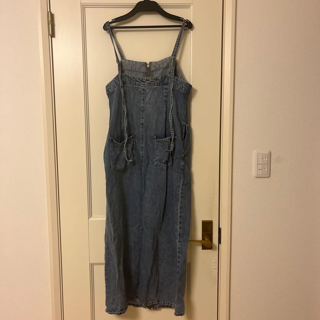 ♡ DouDou リヨセルデニムジャンスカ　美品♡