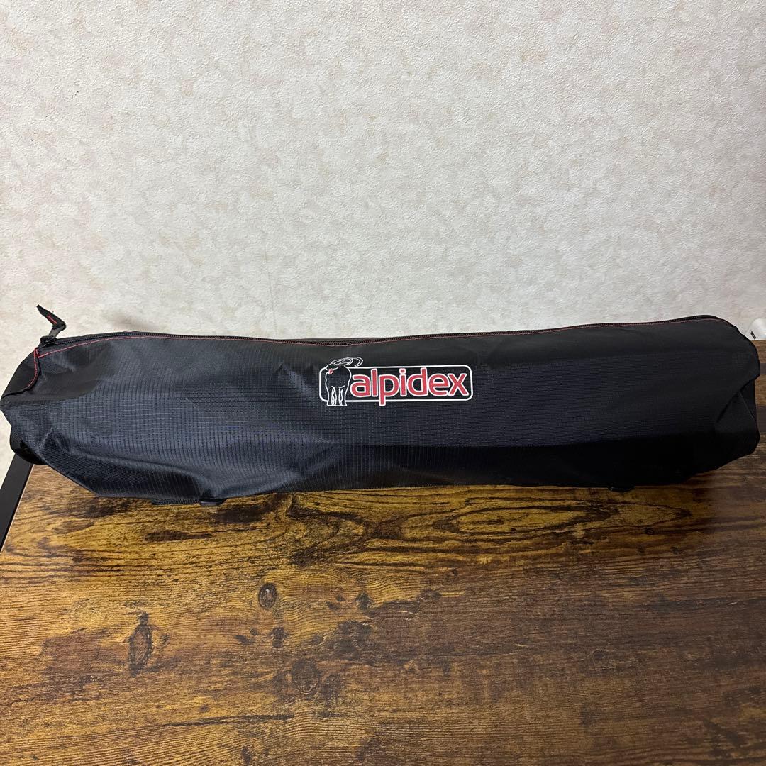 alpidex 折りたたみ式コット 黒