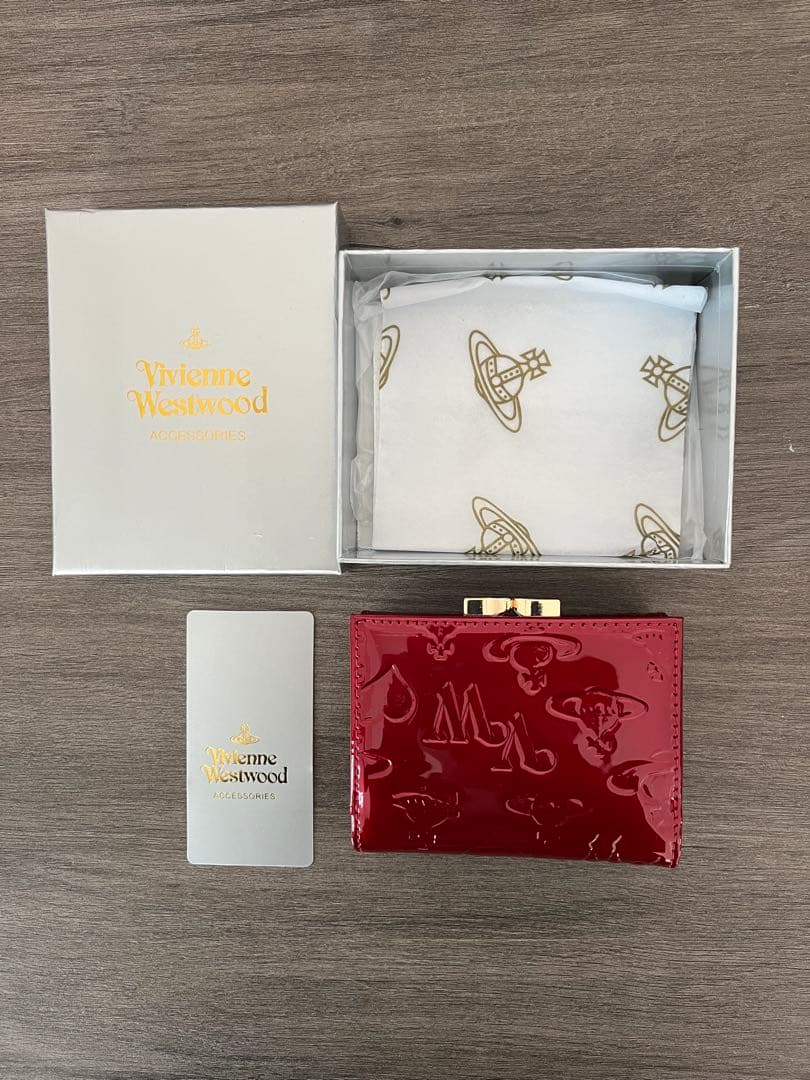 Vivienne Westwood 三つ折り財布 赤