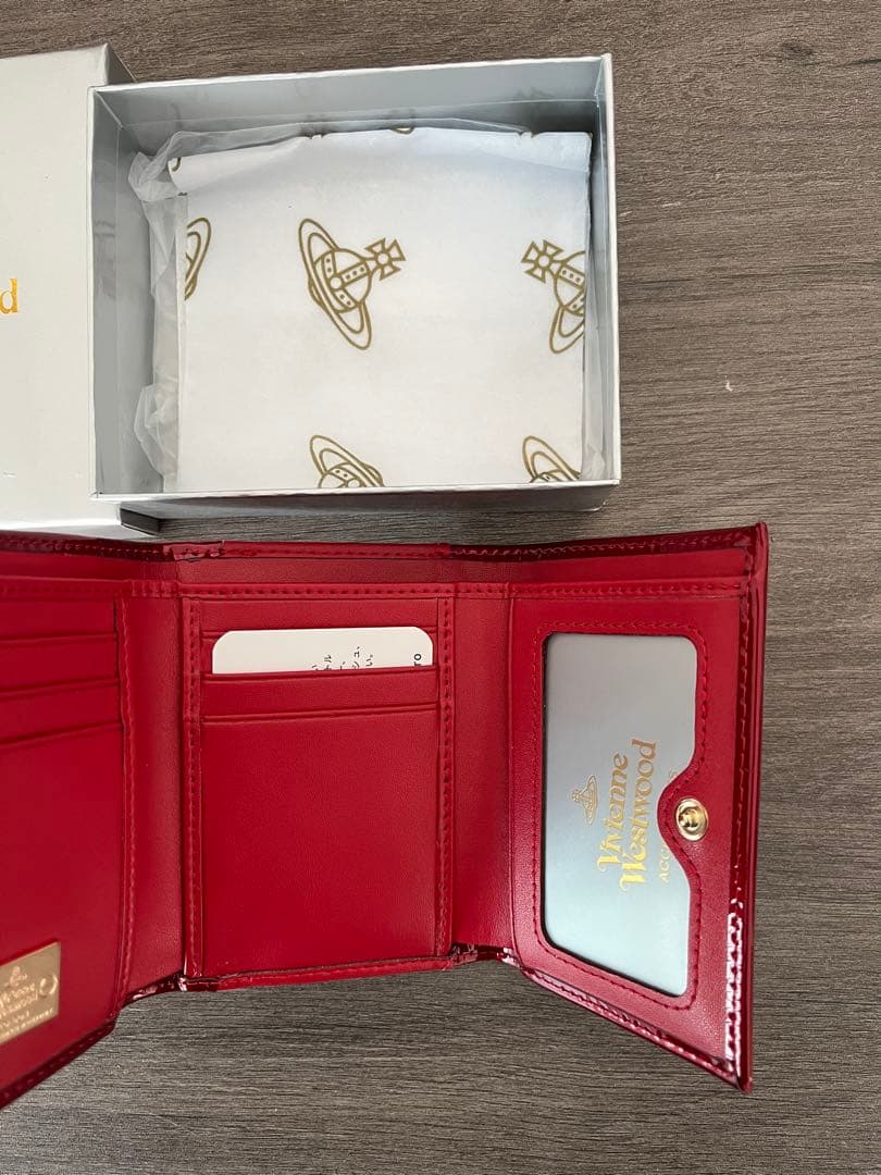 Vivienne Westwood 三つ折り財布 赤