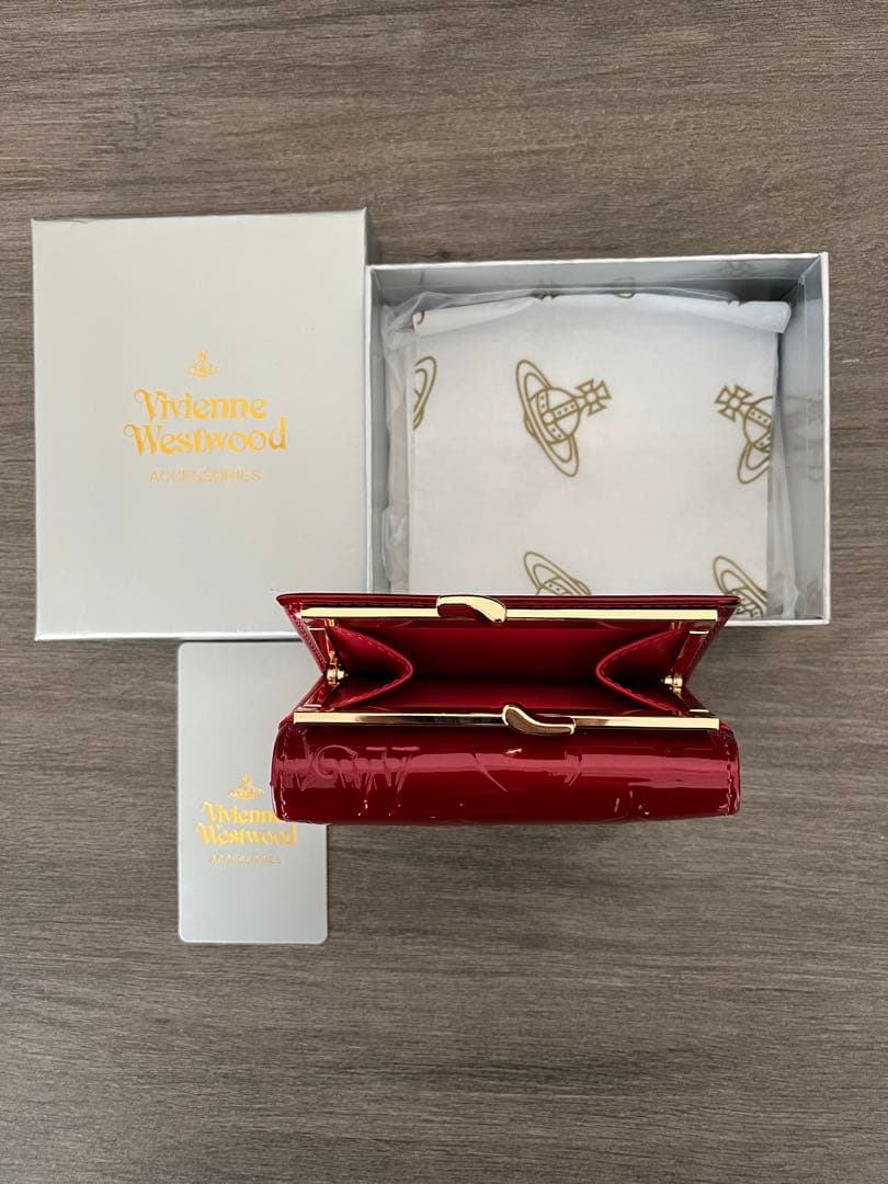 Vivienne Westwood 三つ折り財布 赤