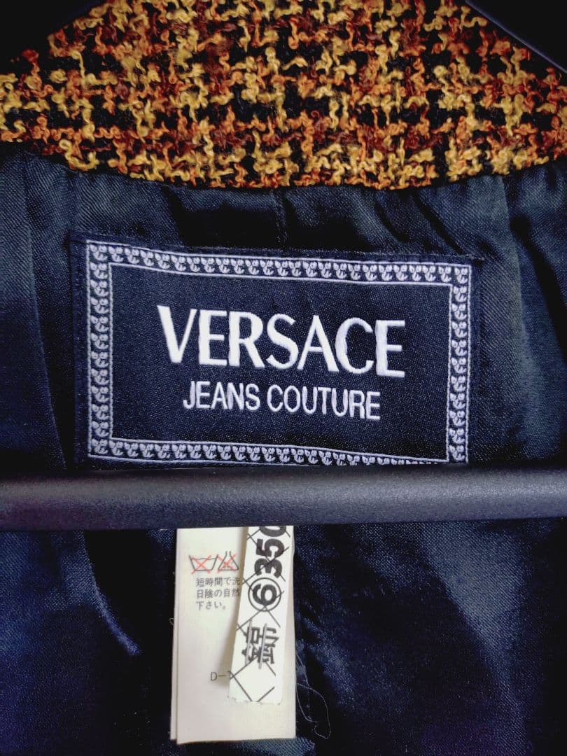 VERSACE JEANS COUTURE ツイード ジャケット イタリア製