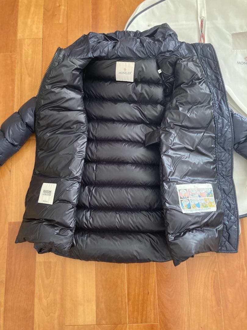 MONCLER SUYEN ロングダウンコート サイズ0 ネイビー