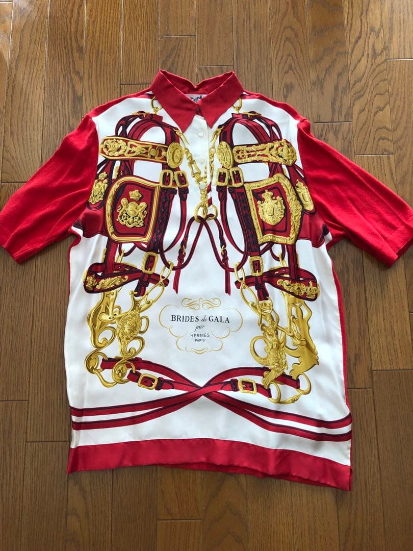 Samさん専用　エルメス　スカーフ柄ニット