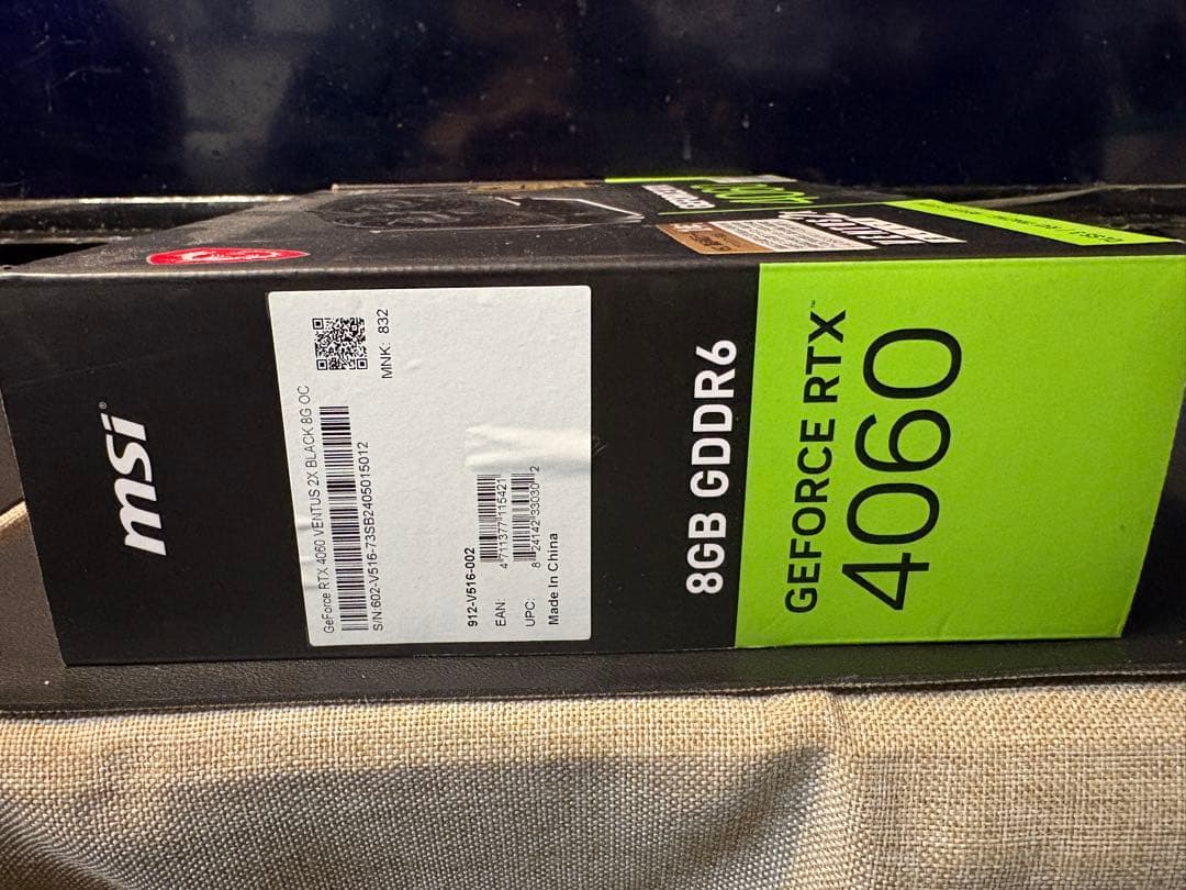 H*i様 MSI GeForce RTX 4060 VENTUS 2X BLAC