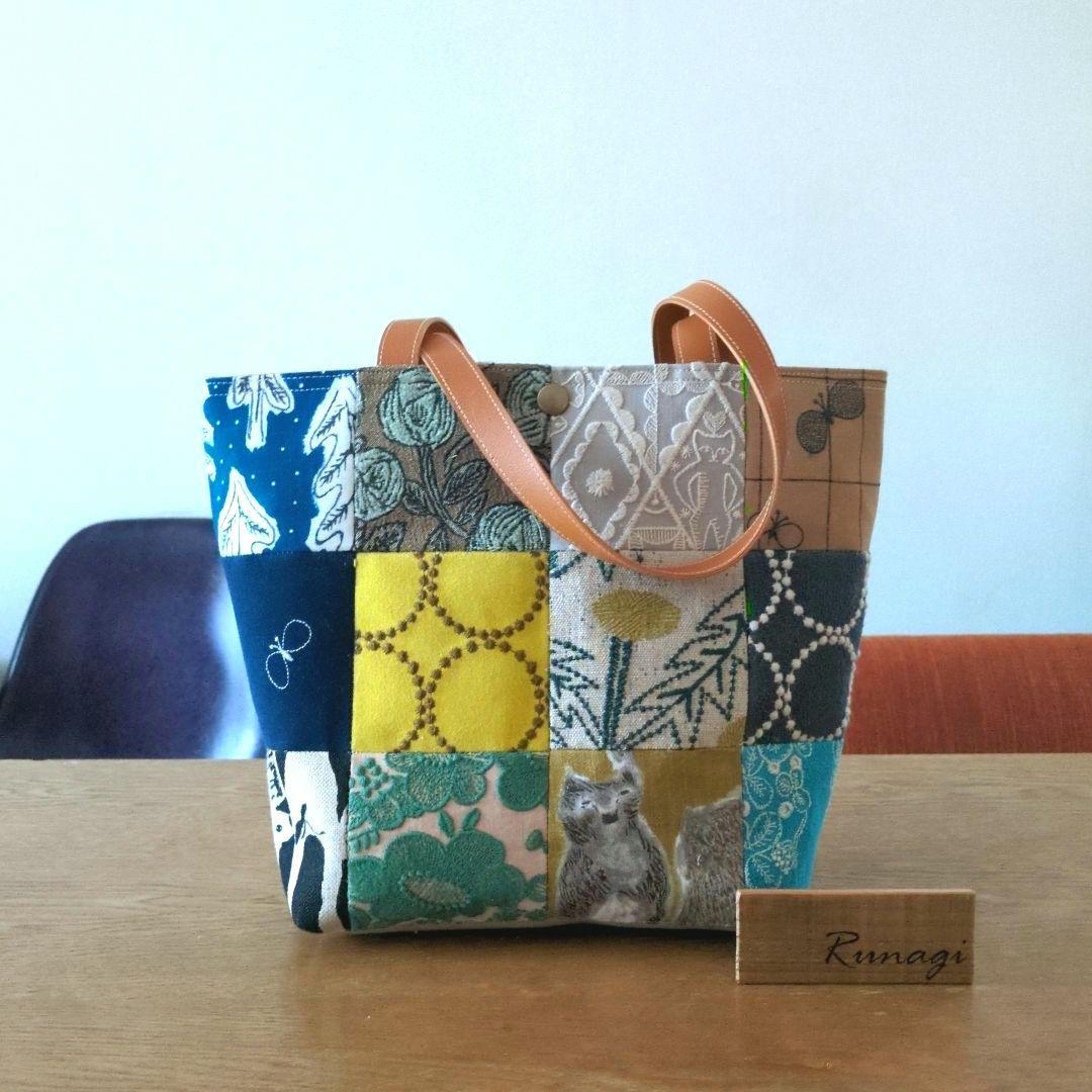 パッチワーク ハンドバッグ＊ミナペルホネン