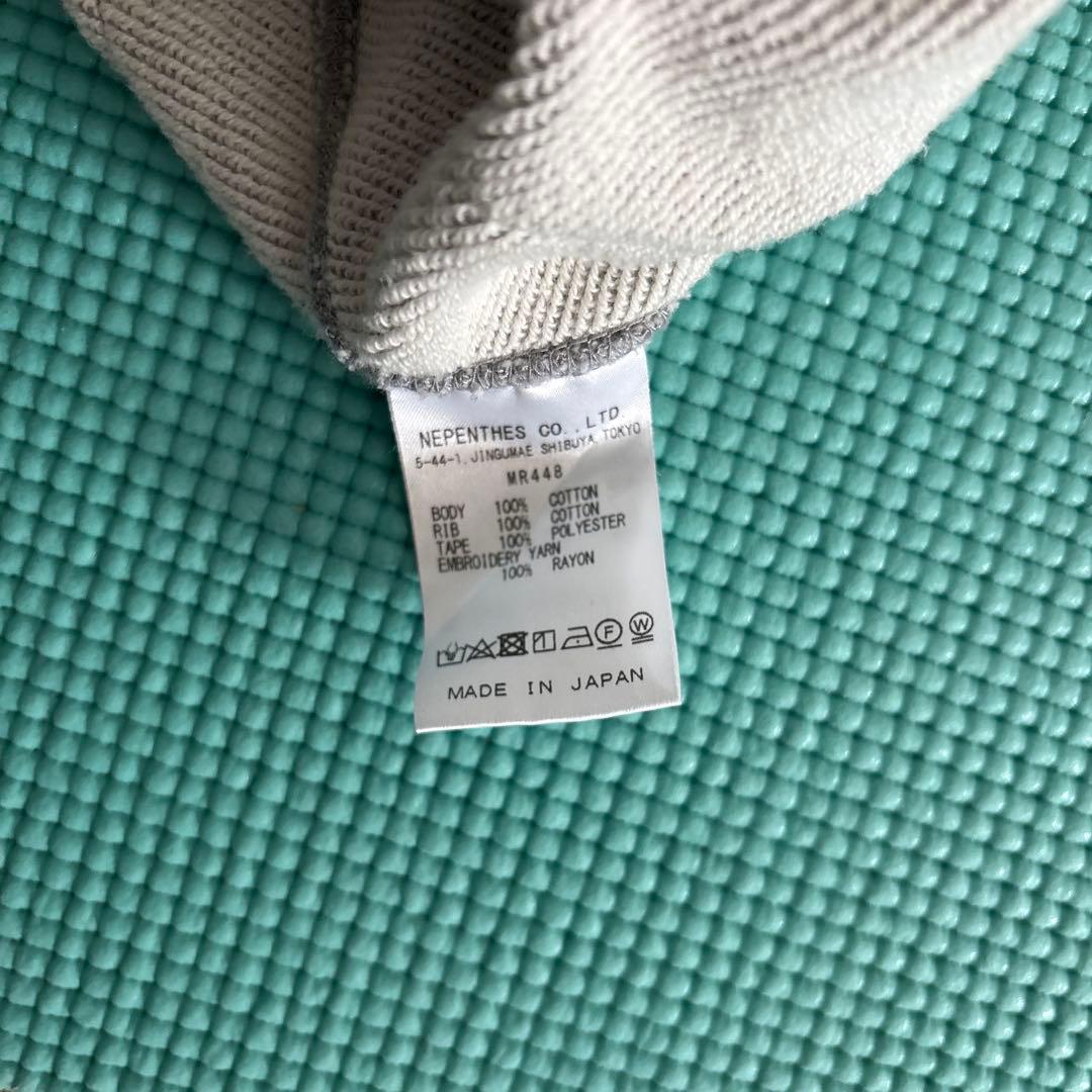 Needles グレー フード付きパーカー S