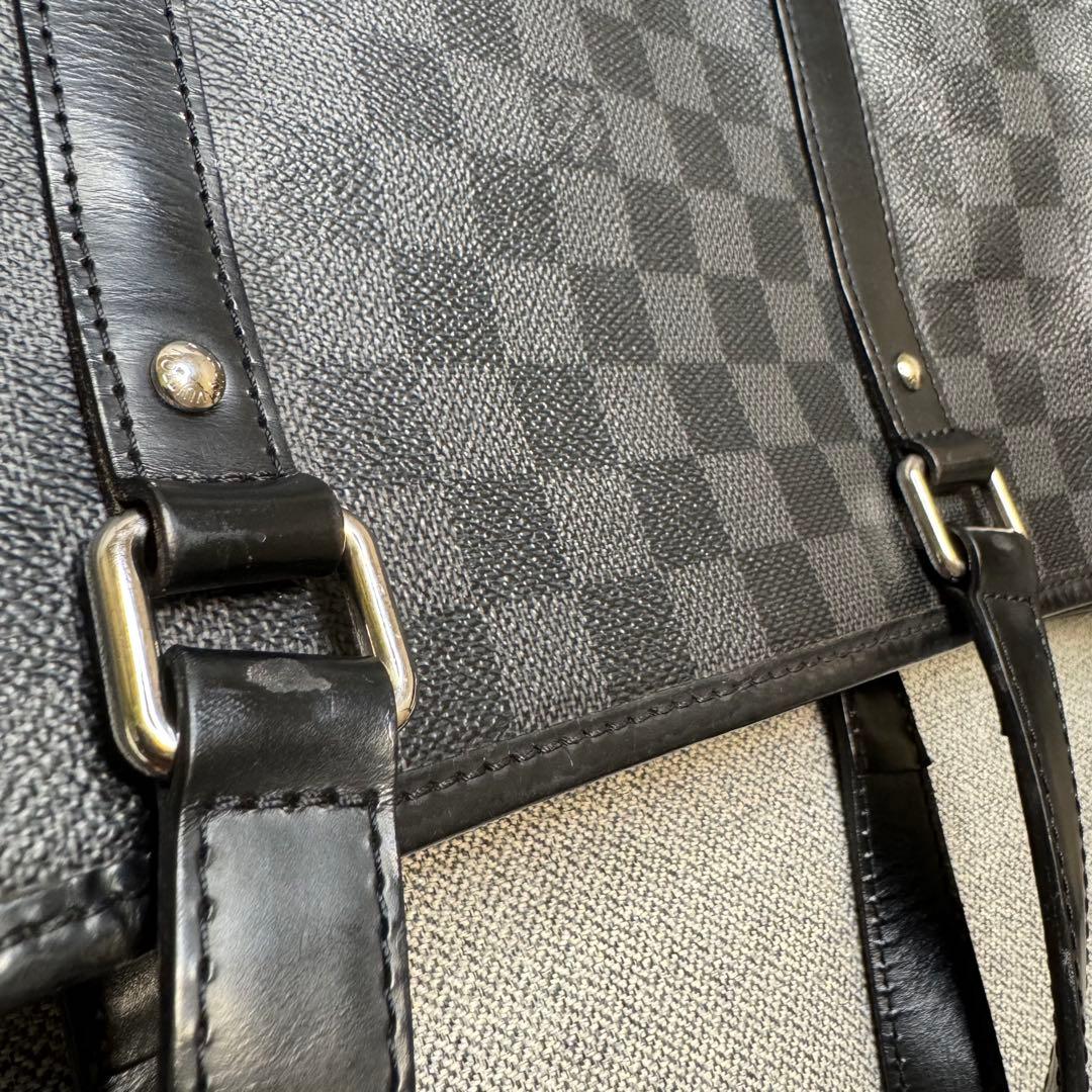 ルイヴィトン ダミエ グラフィット タダオ ハンドバッグ 2WAYショルダー付