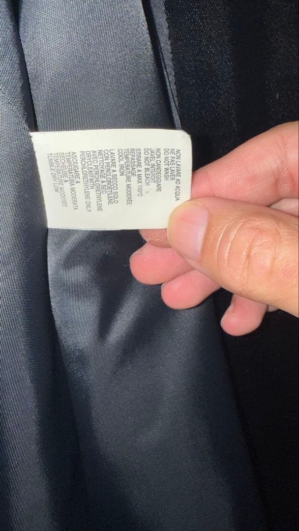 イタリア製　COMME des GARÇONS ブラックロングコート M 希少