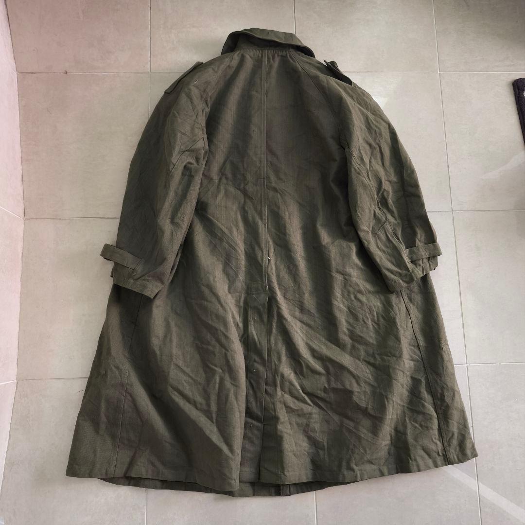 40s 50s 極上シルエット フランス軍 M-35 モーターサイクルコート