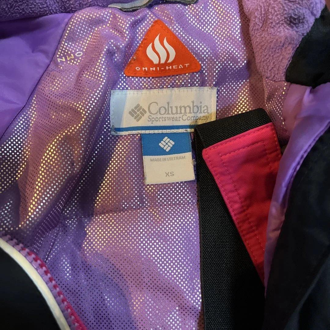 Columbia 子ども用スノーボードウェア XS 黒/ピンク