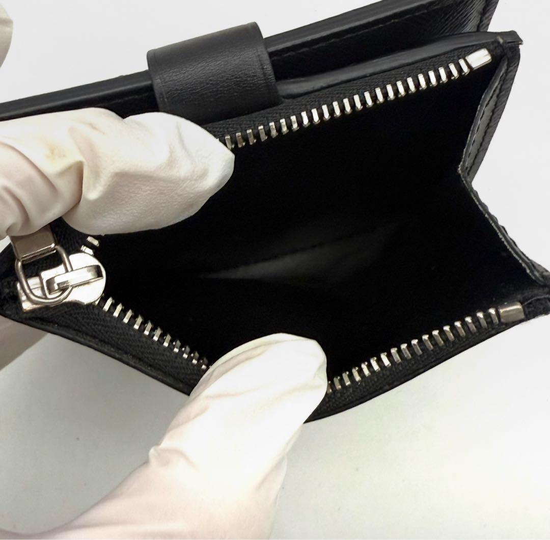 【新品近い】ルイヴィトン ダミエグラフィット ミュルティ ポルトカルト 折り財布