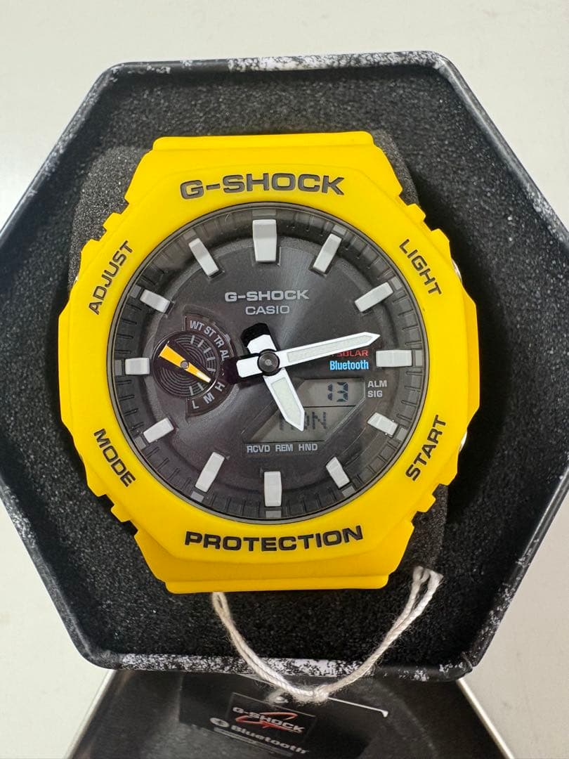 【美品】CASIO G-SHOCK GA-B2100C-9AJF イエロー