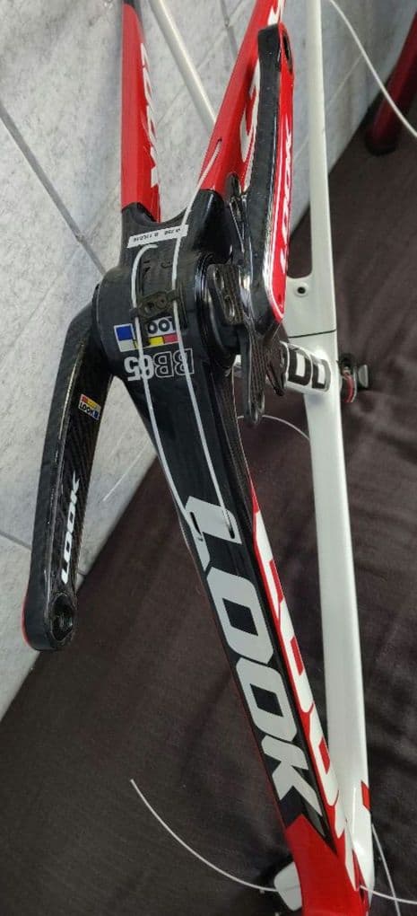 中古 2011 LOOK695 フレームセット Mサイズ コフィディスカラー