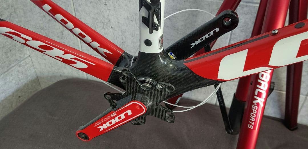 中古 2011 LOOK695 フレームセット Mサイズ コフィディスカラー