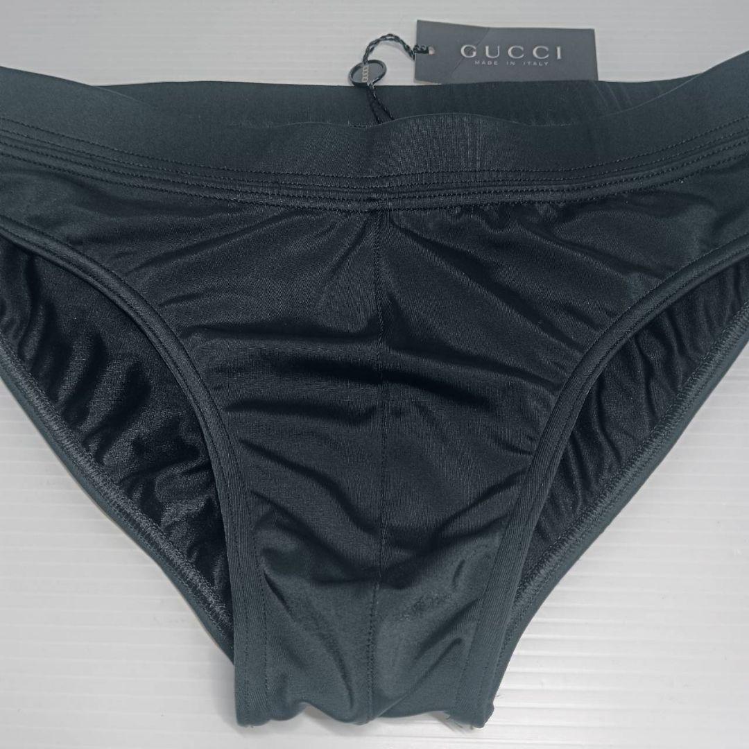 GUCCI グッチ メンズ ビキニパンツ ブラック 黒 スイムブリーフ