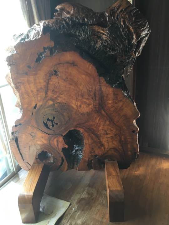 木の置物 約145cm×約100cm