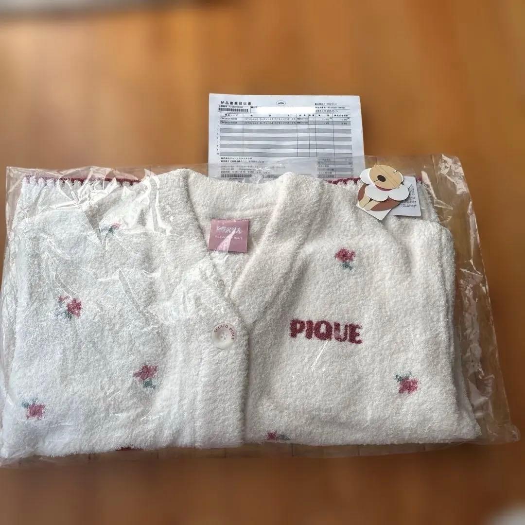 ジェラピケドラミちゃん　 ベビモコジャガードカーディガン　新品未使用