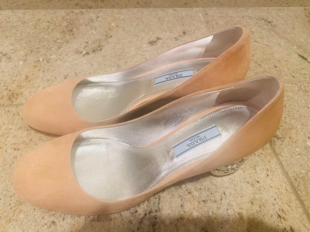 【プロフィールご覧ください】pon プラダ　2018年春夏　ヒール靴