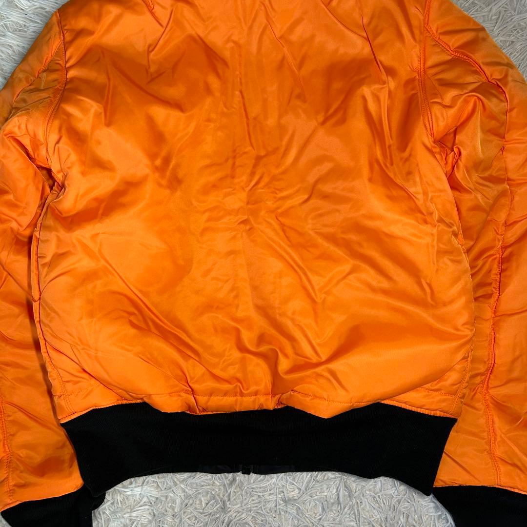 【美品】VALLEY APPAREL リバーシブル ma-1 ブラック　XL