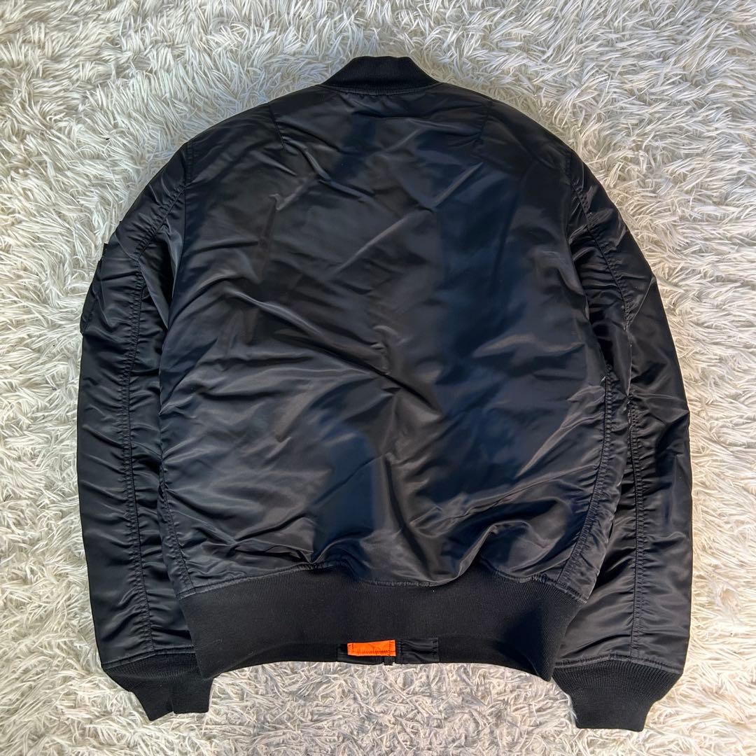 【美品】VALLEY APPAREL リバーシブル ma-1 ブラック　XL