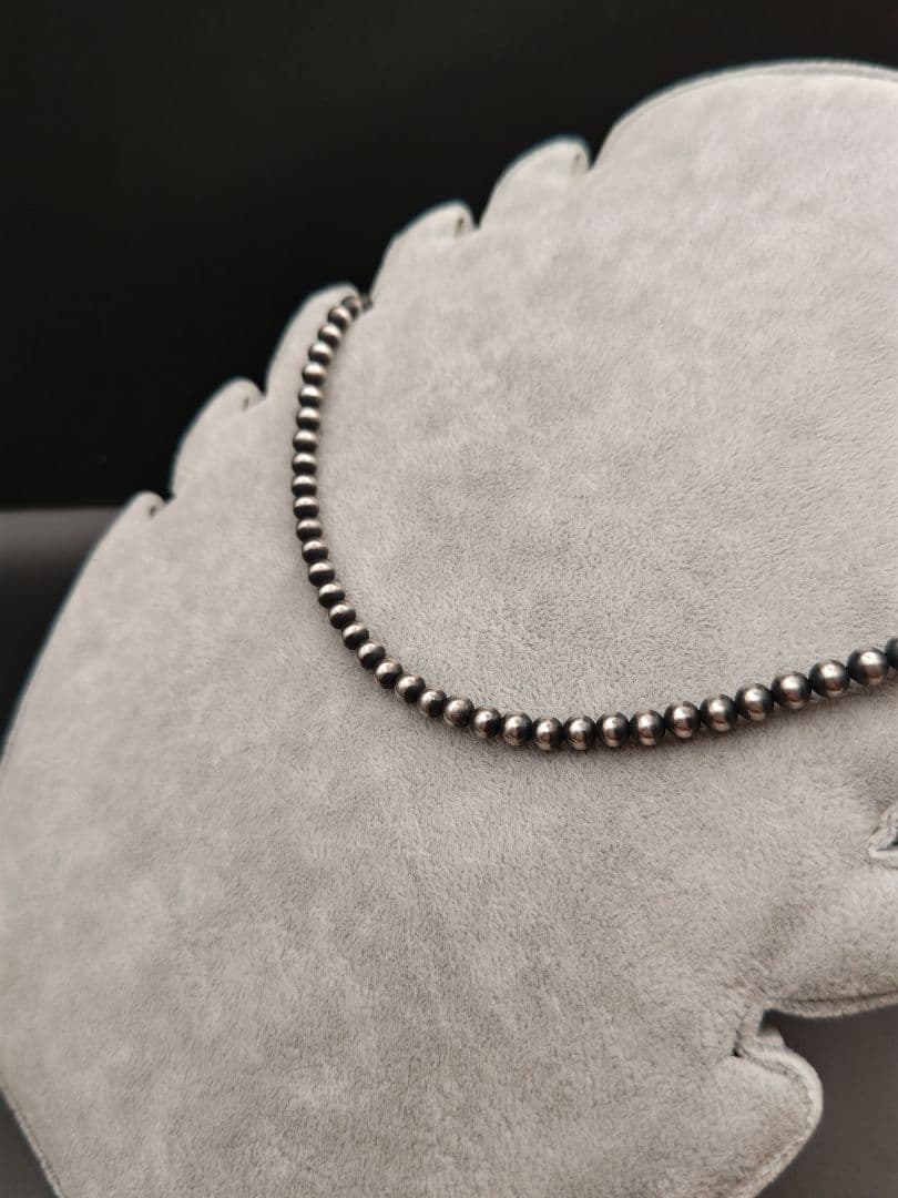 インディアンジュエリーナバホパールネックレス◎sterlingsilver925