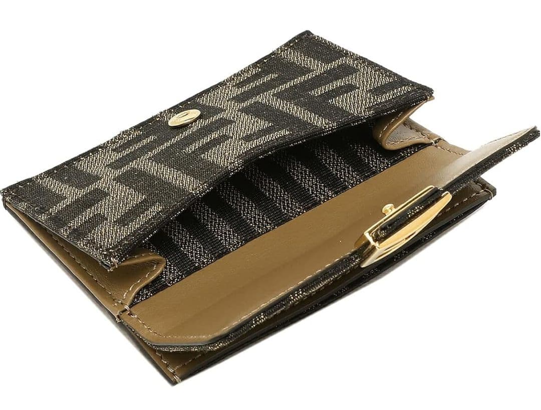 【新品未使用】正規品 フェンディ ズッカ キャンバス×レザー ケース