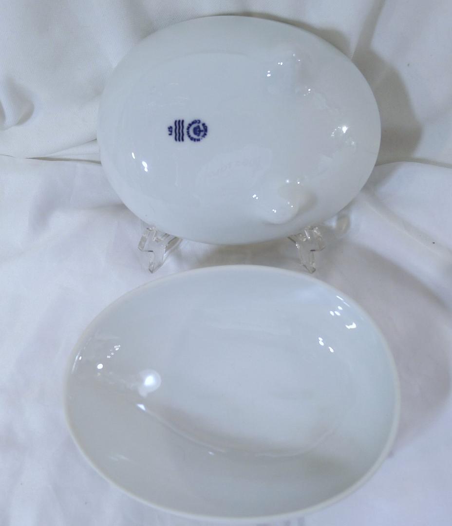 ☆【ロイヤルコペンハーゲン】ホワイトカラーサラダボウル16.5㎝2個組美品