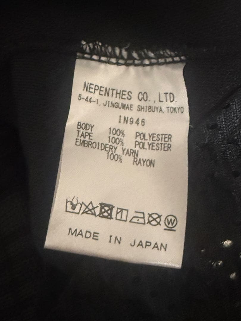 Needles トラックパンツ　IN946 黒　ブラック　ニードルス