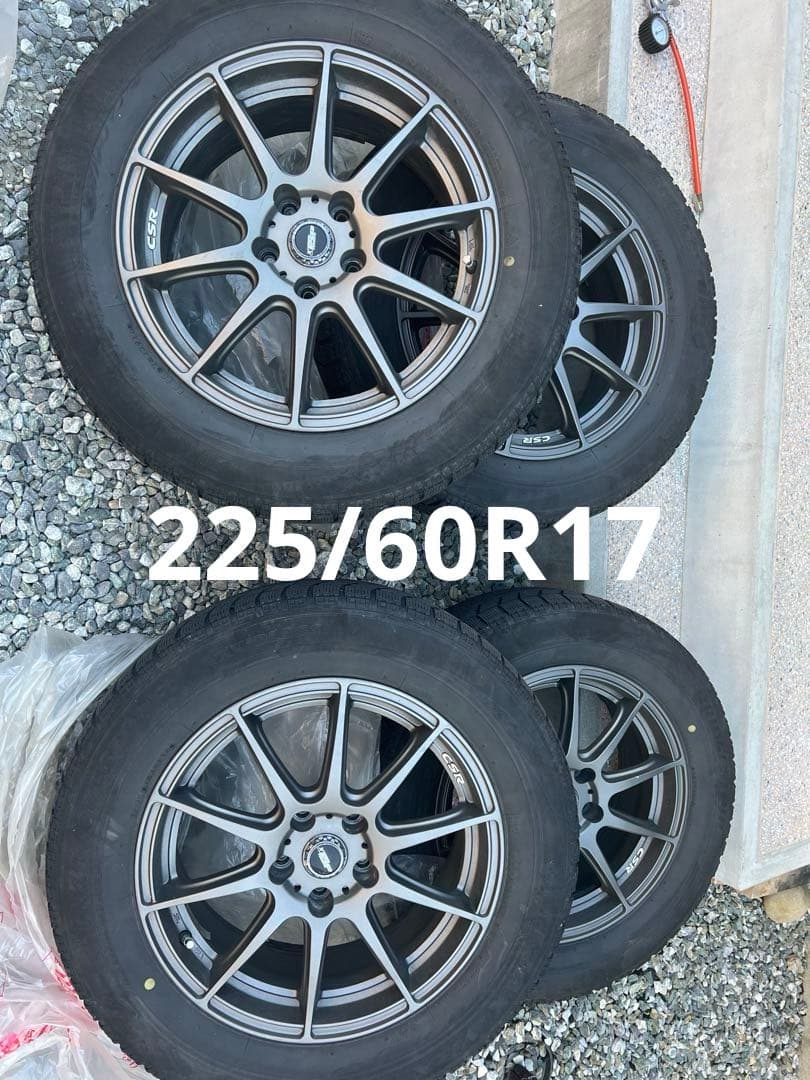 アルファードホイール　　ブリヂストンスタッドレスタイヤ 17インチ