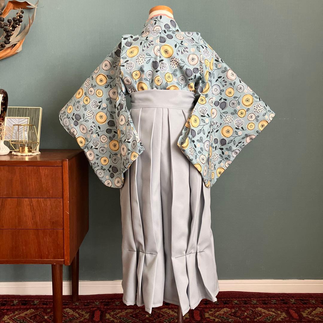 【新作 各サイズ1着】着物と袴　女の子　110-120㎝