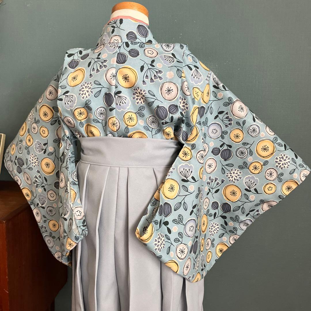 【新作 各サイズ1着】着物と袴　女の子　110-120㎝